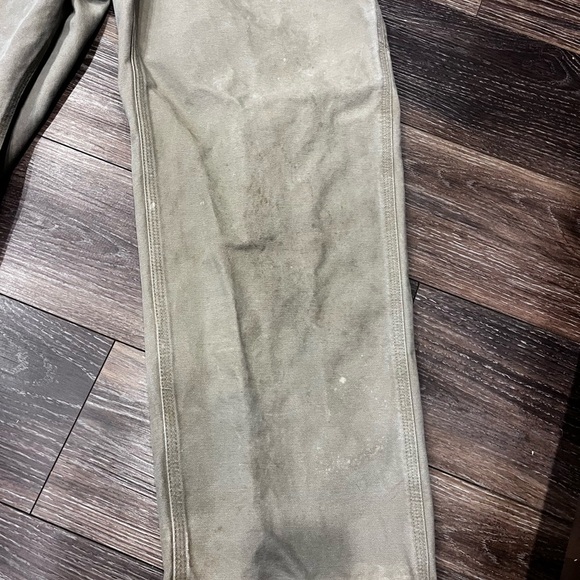 Carhartt Duck Canvas Original Dungaree Fit Carpenter Pants B11 DES size 40x32 - Picture 2 of 10